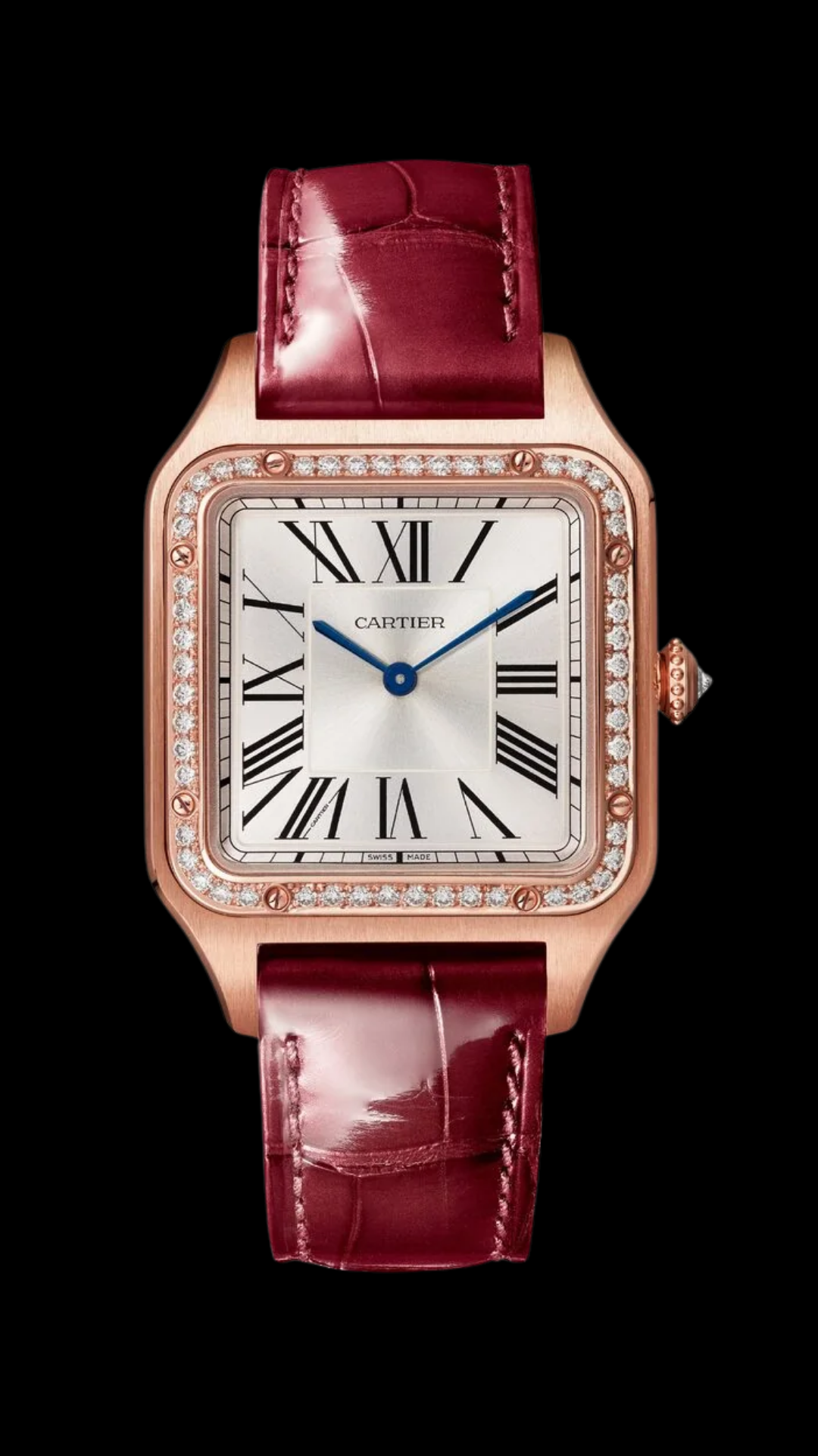 Cartier Santos-Dumont Rose Gold Diamonds