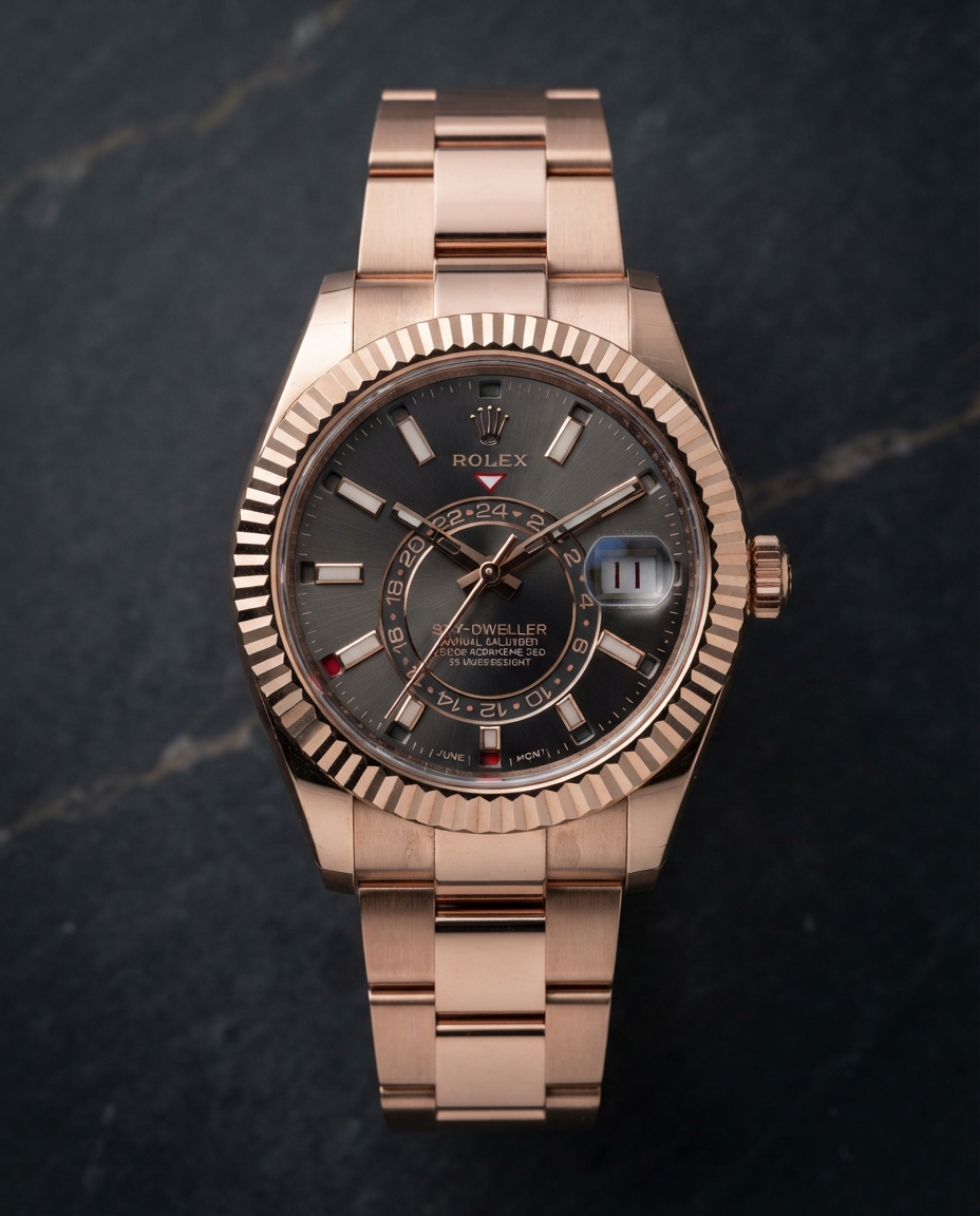 Rolex Sky-Dweller Everose Slate