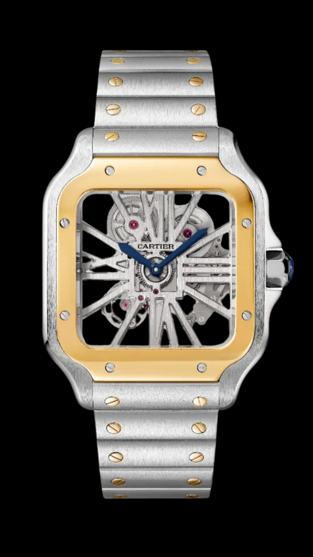 Cartier Santos Skeleton Two-Tone