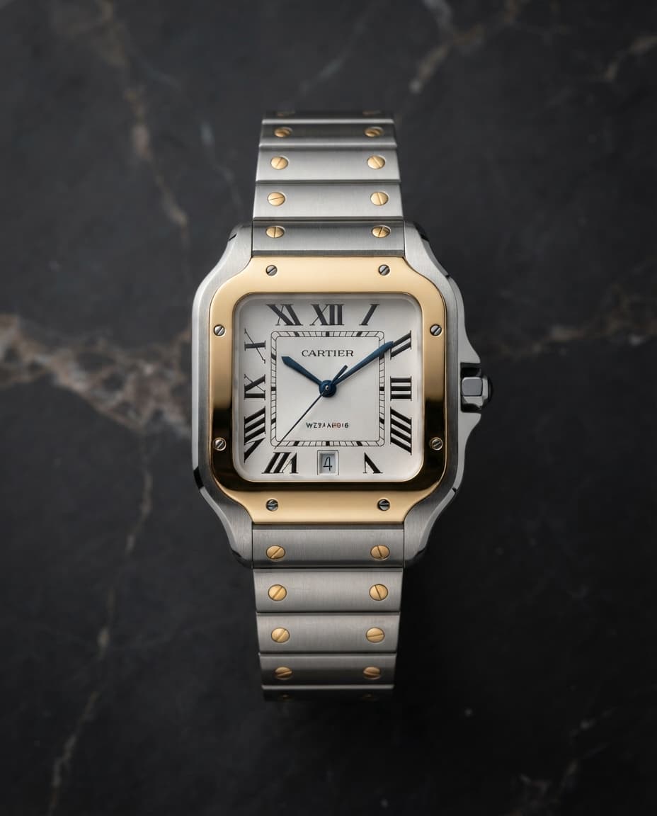 Cartier Santos Large Two-Tone