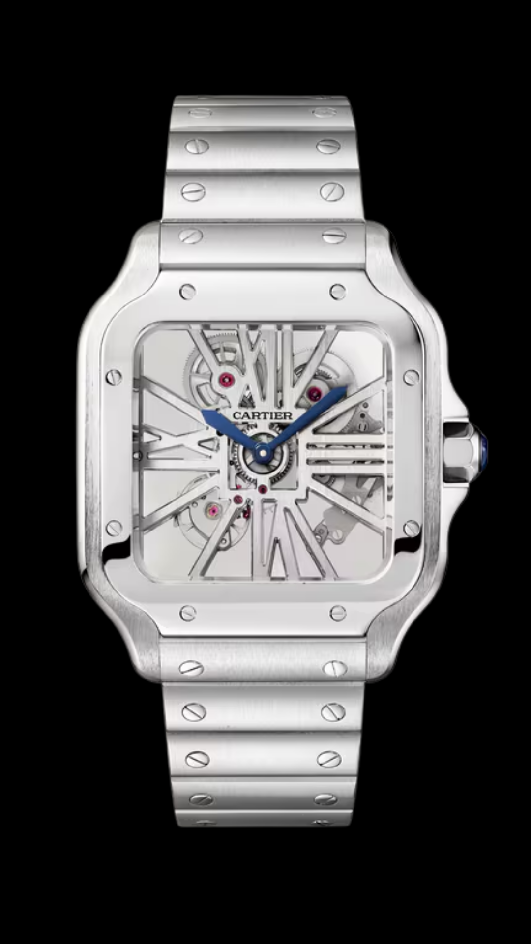 Cartier Santos Skeleton Steel