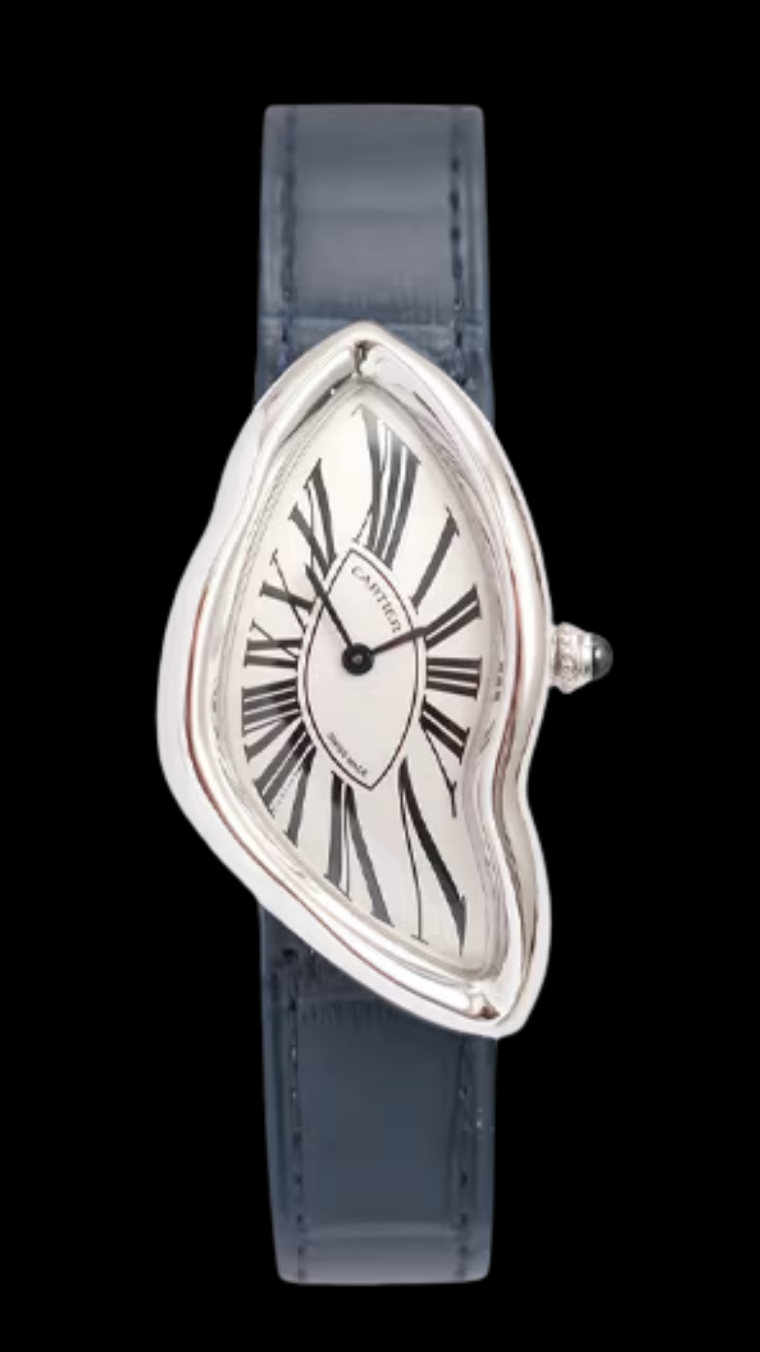 Cartier Crash White Gold Blue Strap