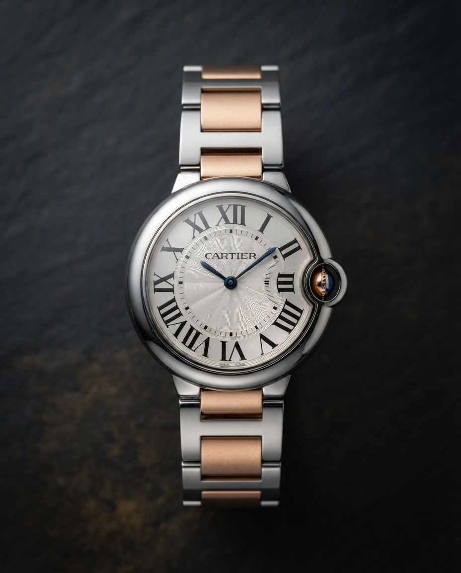 Cartier Ballon Bleu 36mm Two-Tone Rose