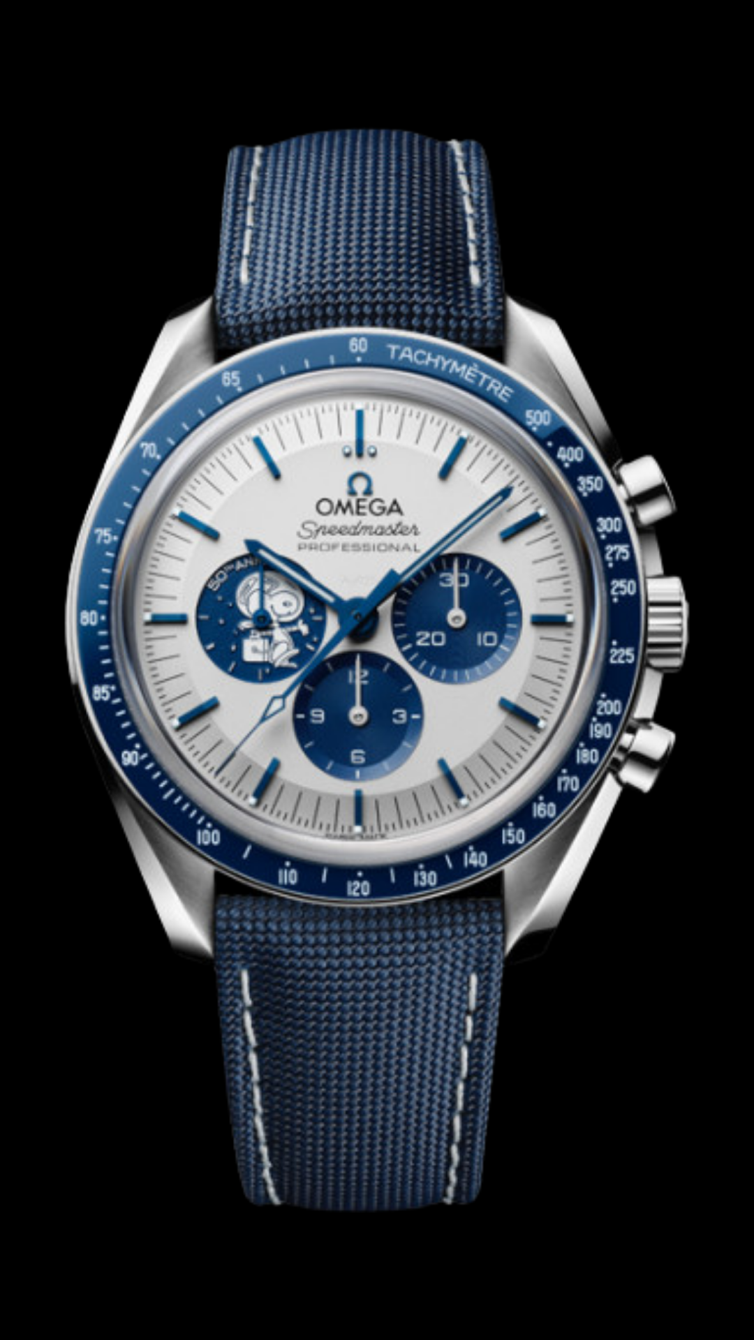 Omega Speedmaster Silver Snoopy Award 50th