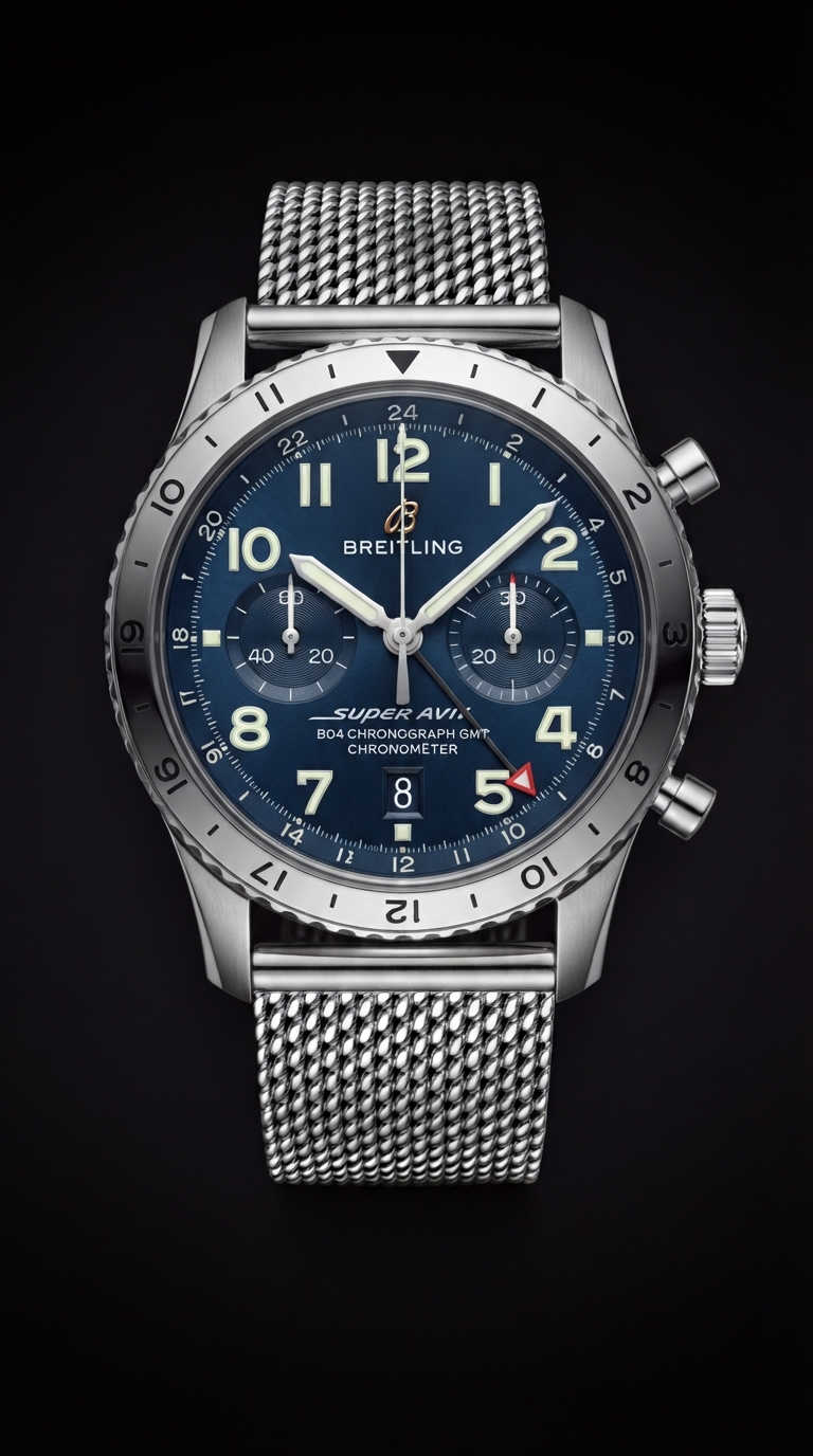 Breitling Super AVI B04 Chronograph GMT 46